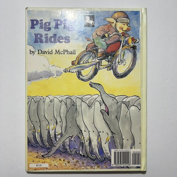 Set Of 2 Childrens Story Books Hardcover Pig Pig Rides and The Boy Who Went Ape - Picture 6 of 11